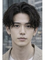 ロア(Roa.)&nbsp;ツイストスパイラルパーマ　センターパート