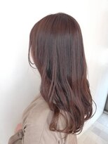 ルッソ(Lusso)&nbsp;コテ巻き風パーマ×ブラウンカラー