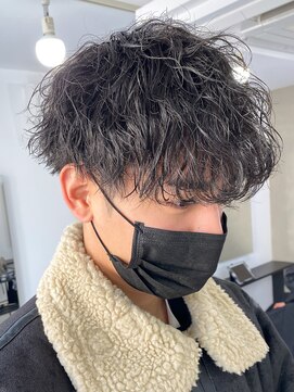 エルマーク 四条烏丸(L-MARK) 波巻きツイスパ/サーフカール/メンズ/men's/メンズサロン/眉毛