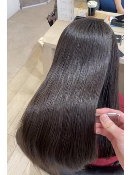 シンプル(Simple) 初めての縮毛矯正ビフォーアフター