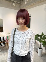 フィット 千葉(fit) ピンクレッド/顔まわりレイヤー