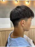 men's/メンズ/スパイキーショート/フェード/ニュアンスパーマ