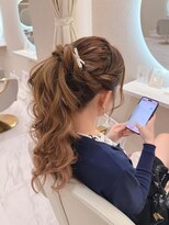 クラン 北新地店(Clan)&nbsp;高めポニー/北新地ヘアセット