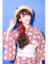 ルーヴル トータルビューティサロン 八木店(LOUVRE Total Beauty Salon) カジュアルガーリーな大正浪漫　浴衣ヘア