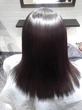 エイモアヘアサロン(A more hair salon) 【縮毛矯正】+【ダメージ補修トリートメント】