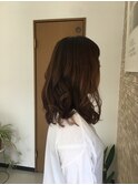 ハイライト×アッシュブラウン