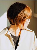 外ハネショートボブ