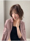 外ハネショートボブ