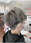 マッシュショート×グレー