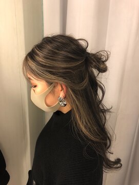 ラフ 難波店(LAFF) #黒髪#ボブルフ#ネビージュ#小顔#ワンレン