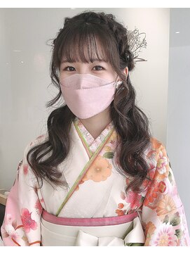 ラブクロムトーキョー オモテサンドウ(LOVECHROME OMOTESANDO) 卒業式ヘアセットヘアアレンジハーフアップ/結婚式二次会へア