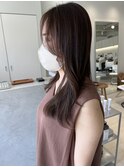 韓国風お顔周りとグレージュカラー