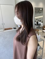 グリーン(green)&nbsp;韓国風お顔周りとグレージュカラー