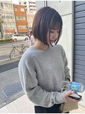 酸性ストレート×ミニボブ