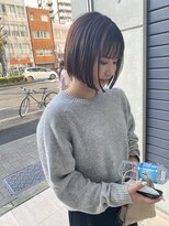 バディヘア ルーツ(BUDDY HAIR ROOTS) 酸性ストレート×ミニボブ