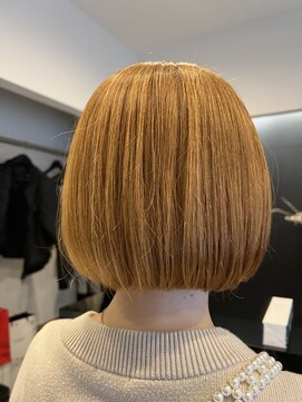 ディーヘアーデザイン(d.HAIR DESIGN) ぱつっとボブ×明るめカラー