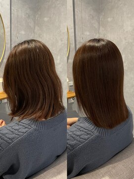 カーラ 北戸田店(Cara) 【Before→After】髪質改善/オージュアTR/カラー/カット/ツヤ髪
