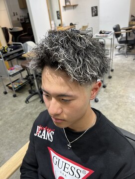 エルオム(EL.HOMME) 【TAKASHI】ツイスト×ホワイトハイライト