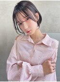 【kate☆大宮】シアーグレー×耳掛けボブ
