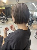 切りっぱなしボブ