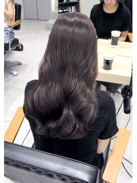 ソヨン 栄2号店(SOYON) パープル/ツヤ感/レイヤーカット/髪質改善