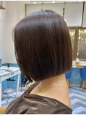 地毛風ストレートボブ☆美髪ボブ/美髪矯正[北千住]