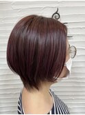 ピンクショートボブ
