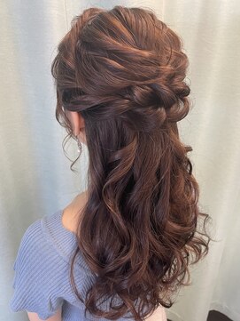 マーズ(Hair&Make Mars+) ハーフアップ