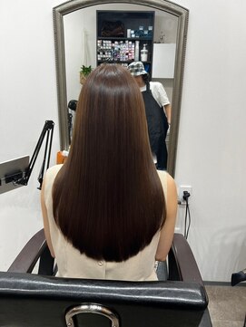 シアー 大阪梅田(SHEER.) 髪質改善カラー×ベージュブラウン【大阪梅田,中崎町美容室】