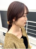 大人かわいいエギョモリ ミルクティーブラウン ひし形シルエット