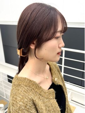 ネウィ ジャム 町田(newi JAM) 大人かわいいエギョモリ ミルクティーブラウン ひし形シルエット