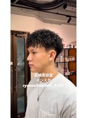 刈り上げマッシュ×ツイストスパイラルパーマ
