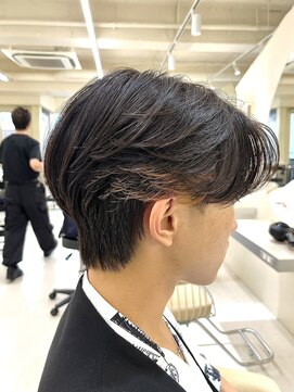 ニコ トウキョウ ヨコハマ(nico) マッシュ/韓流ヘア/ニュアンスパーマ/毛流れパーマ