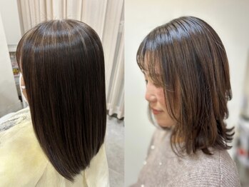 フェイスワン(Face 1)の写真/重たくなりがちな白髪染めも理想通りにカラーリング！話題の脱白髪や白髪ぼかしカラーもおすすめ◎
