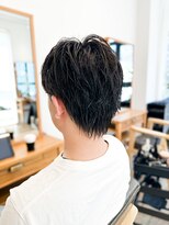 セイドット フクオカ(Say.FUKUOKA) 【メンズ★大名】センターパートウルフ×束感×ツーブロック