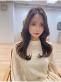 大人かわいい韓国風レイヤースタイル