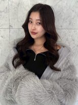 韓国くびれロング レイヤーオルチャン小顔前髪 艶髪
