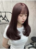 大人気レイヤーカット×ピンクブラウンcolor♪