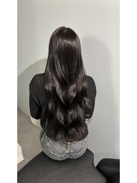 ノー バイ イオエ 西梅田(no. by ioe) ブリーチなしカラー/髪質改善/ミルクティーベージュ/小顔へア