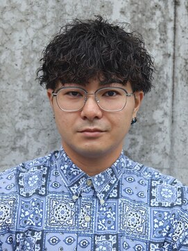 ハニー(HONEY) 縦落ちツイスパ/ツイストスパイラルパーマ/岡崎メンズパーマ