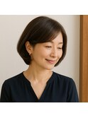 美フォルム大人の艶ボブ　20代 30代 40代 50代 60代　髪質改善