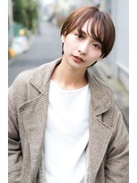 ソウ アオヤマ(SO aoyama)&nbsp;コンパクトショート　丸み　大人かわいい　チョコブラウン