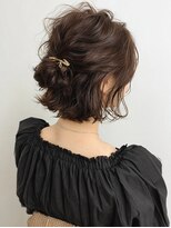 ヘア メイク ハク 横浜(hair make Haku)&nbsp;着物ヘア/大人ガーリー/ダークアッシュ/似合わせカット/横浜駅