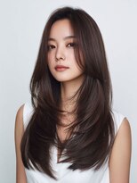 シャルマン 銀座(Charumante)&nbsp;20代30代◎髪質改善×縮毛矯正の小顔ミディアムスタイル仕上げ