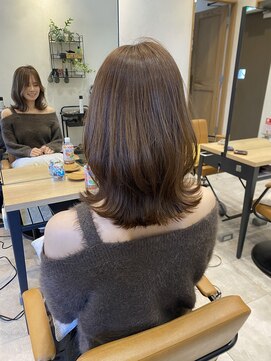 ラボヌールヘアーグレース 門前仲町店(La Bonheur hair grace) 【杉本】ベージュ/ボブレイヤー/顔周りカット