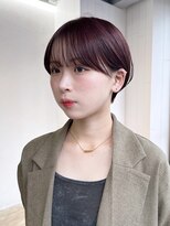 アルバム 渋谷パルコ(ALBUM)&nbsp;透明感カラーピンクヘアー秋色くすみベージュ_F0428