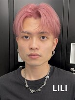 アンドメゾンオム(&Maison. homme)&nbsp;LILI/メンズハイトーン/ピンクベージュ/スパイキーショート