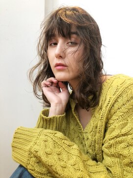 アルバム 渋谷パルコ(ALBUM) 顔まわりレイヤーカット_ローライトスリークボブ_26903