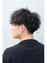 ネイビー(NAVY) ツイストパーマ マッシュ 髪質改善 メンズ 韓国