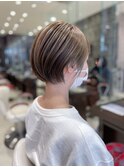 ぱつっとショート